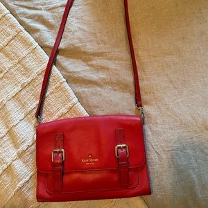 Red Cross body Kate spade